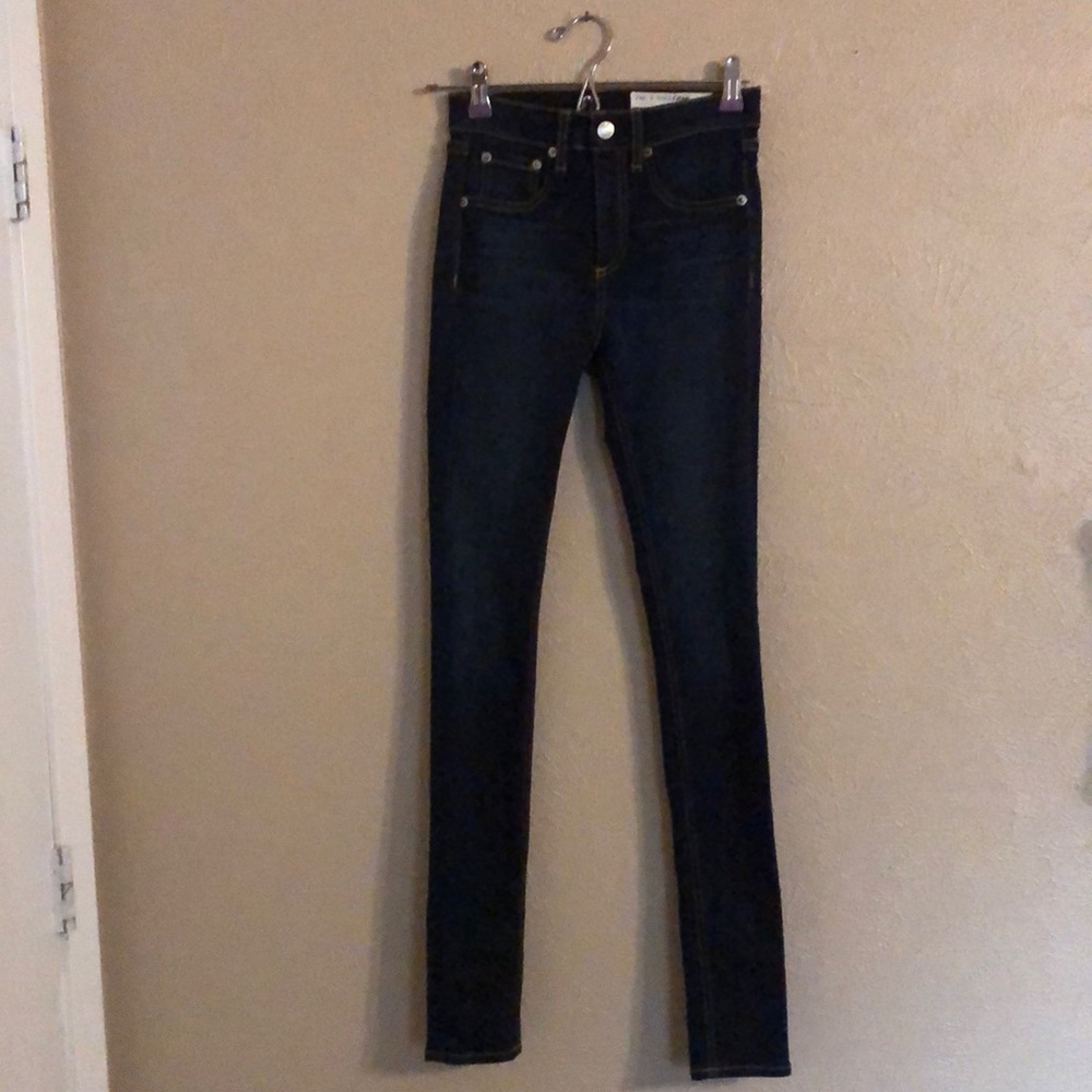 rag & bone Dark Blue Skinny Jeans